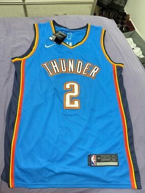 Nike Oklahoma City Thunder Blue #2 Basketball Jersey